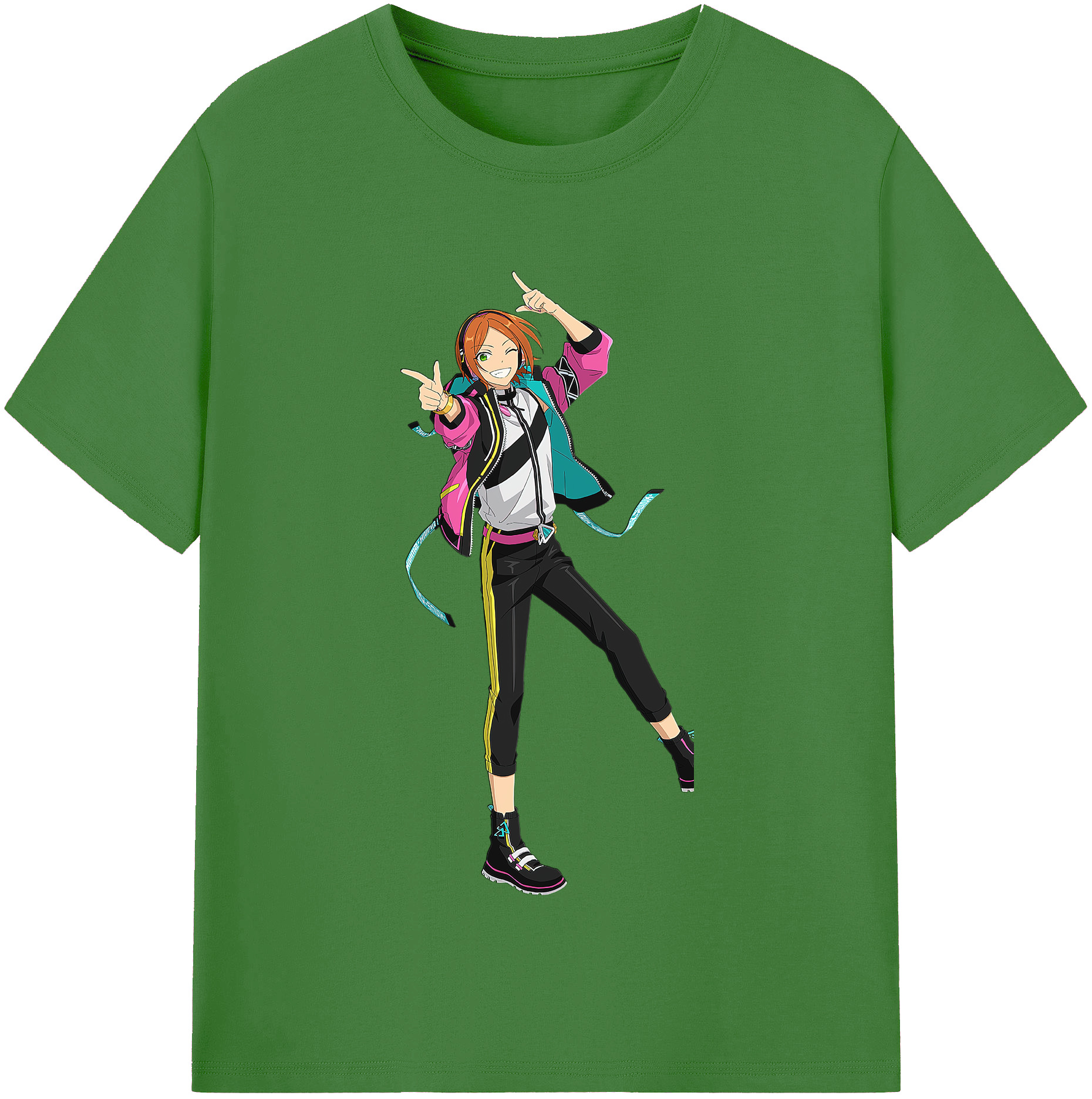 （画像用） あんさんぶるスターズ! Ensemble Stars レディースカジュアルプリントTシャツ（綿100％）